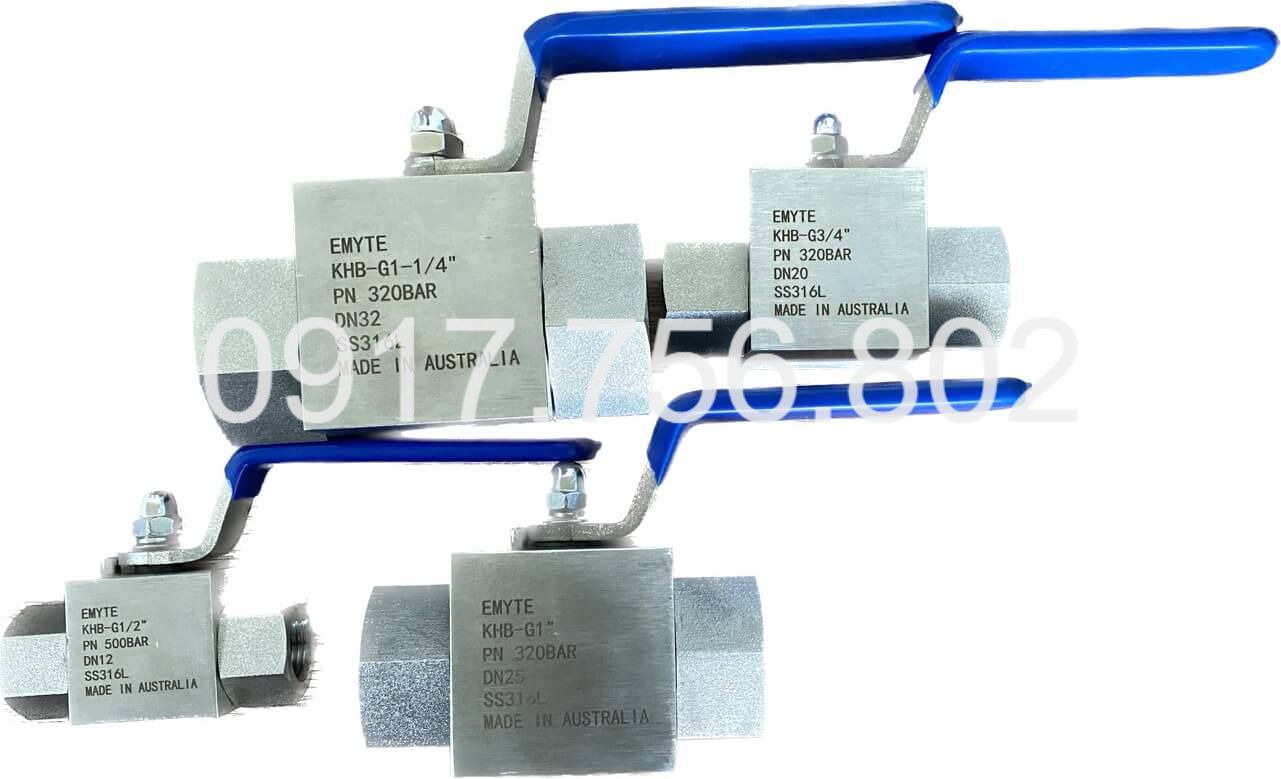Van cầu thủy lực inox Van cau thuy luc 3
