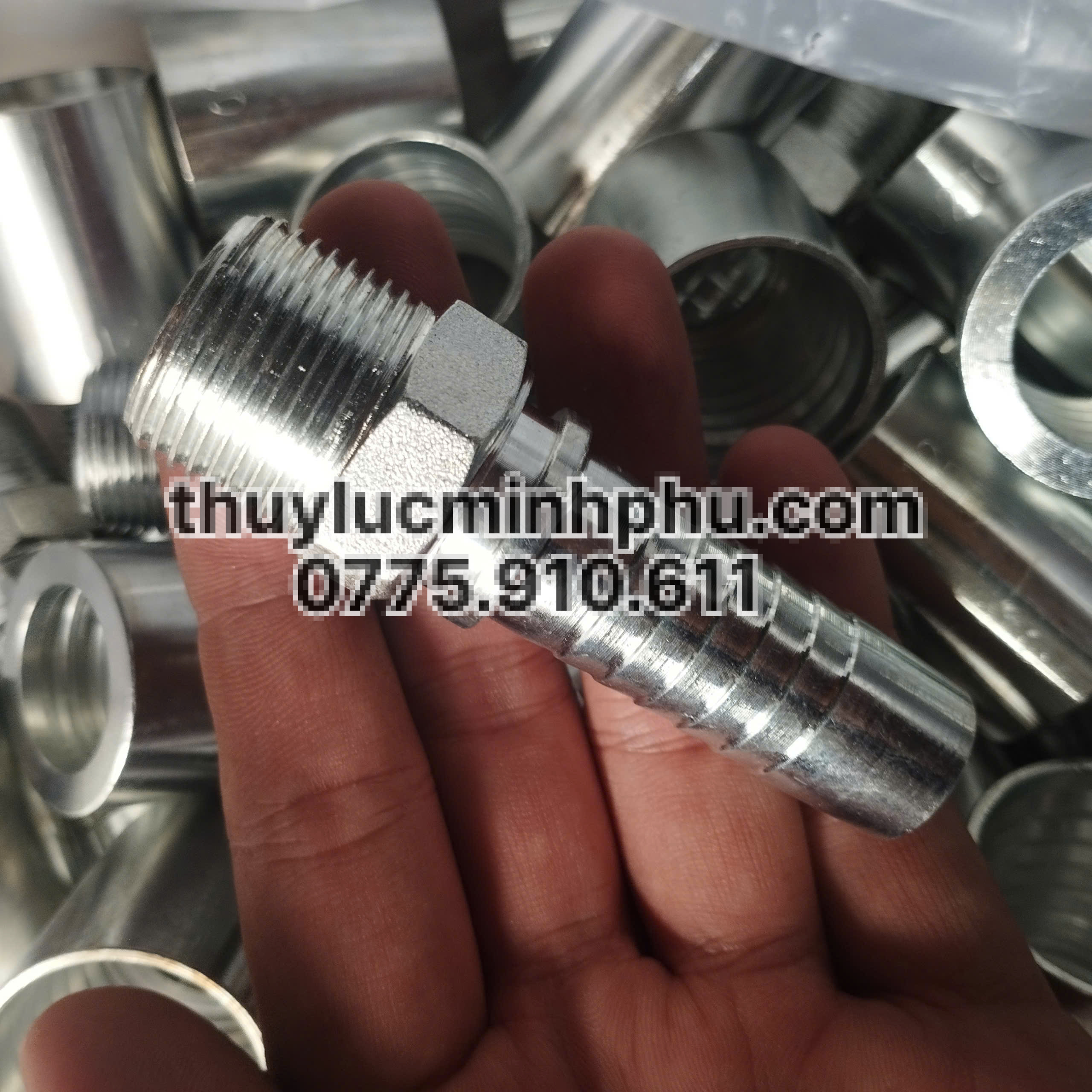 Đầu nối thủy lực 3/4 inch - 3/4 inch BSPT ren ngoài male